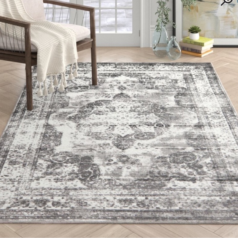 Brandt Oriental Gray Area Rug